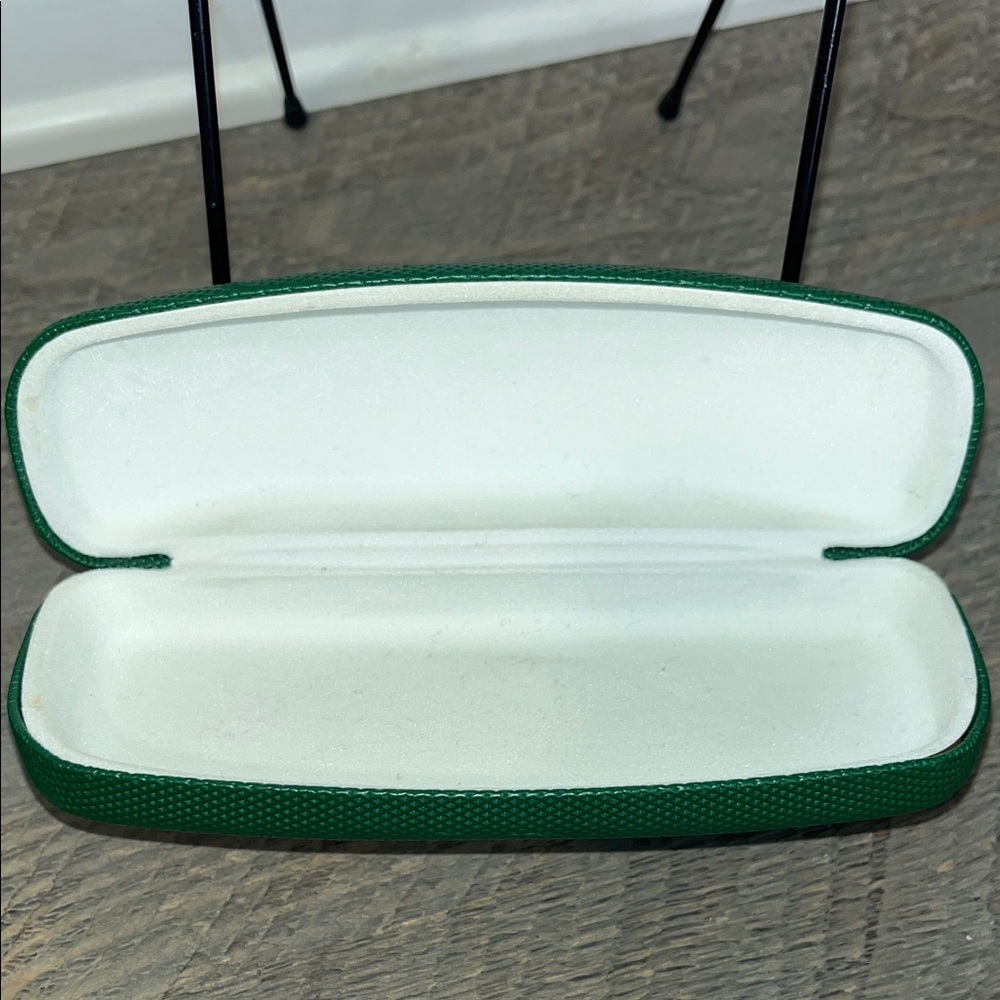 Lacoste Green Hardshell Eyeglass Case - Picture 2 of 5